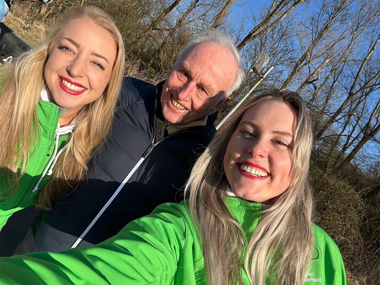 Joop en promotieteam van zz